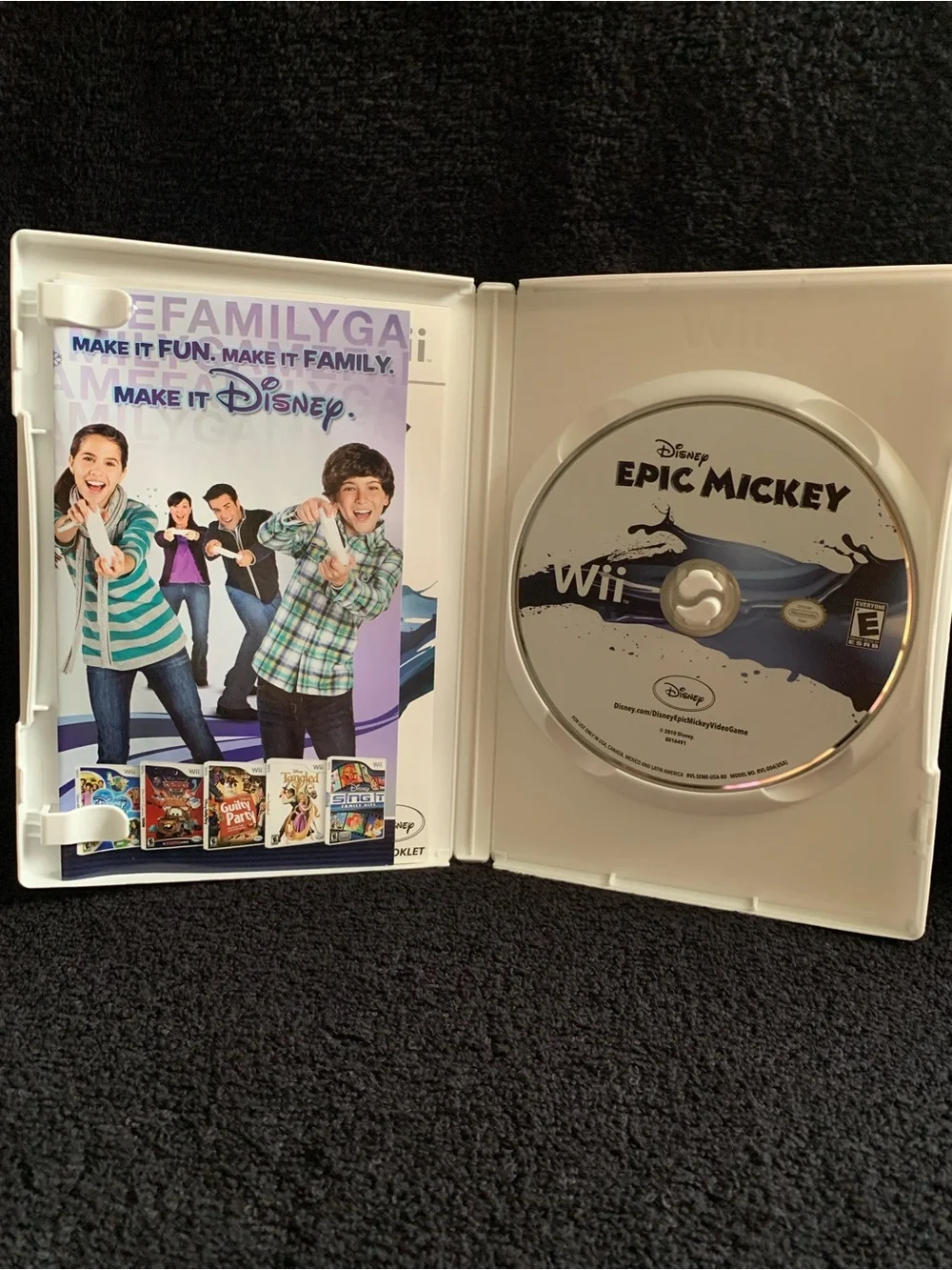 Nintendo Wii 2010 Disney Epic Mickey
